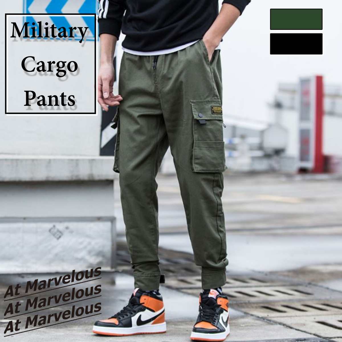 Pants / ミリタリーカーゴジョガーパンツ ST/No.28026 – At Marvelous