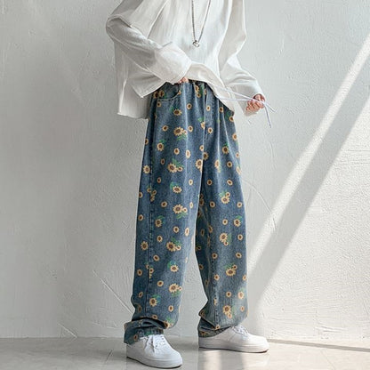 Pants/ フラワーデニムパンツ ST/No.23115