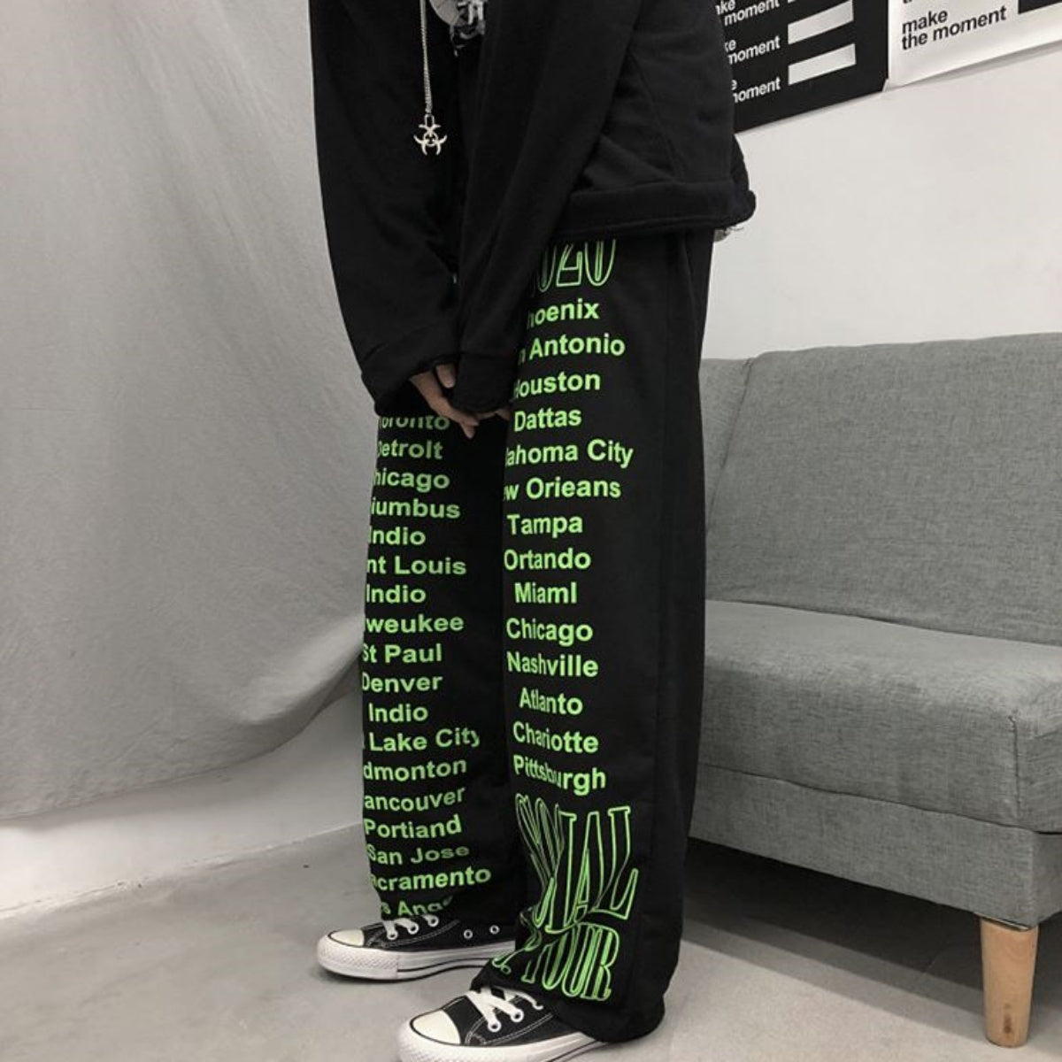 Pants  / ネオンロゴスウェットパンツ ST/No.23135