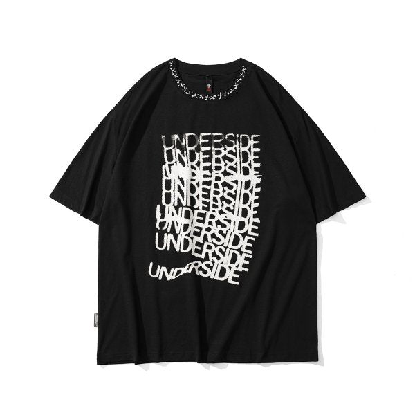 T-Shirts/襟ぐり刺繍 ロゴプリントTシャツ ST/No.23258 – At Marvelous